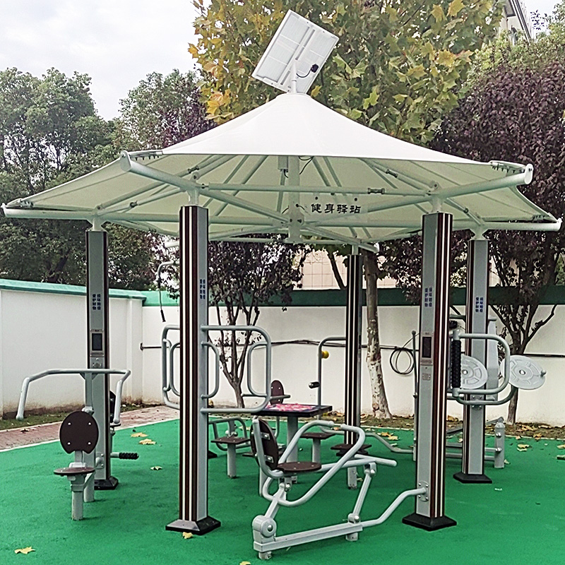 Outdoor Fitness Station In Hubei